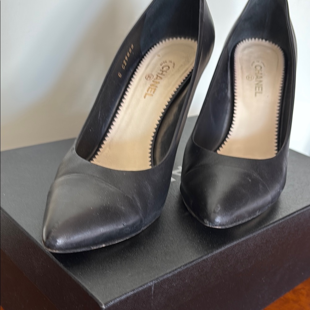 Chanel Classic Black Heels